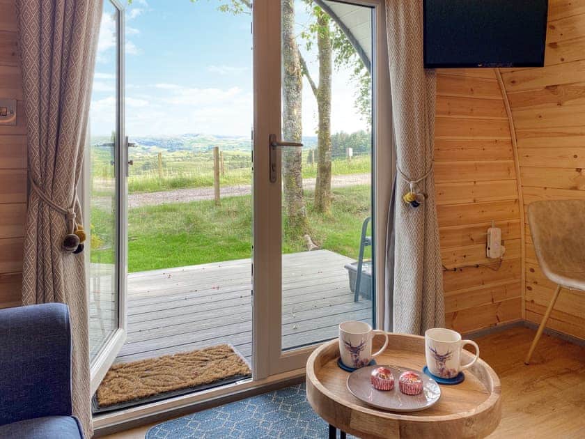 View | Heather Pod - Cluaran Pods, Connel, near Oban