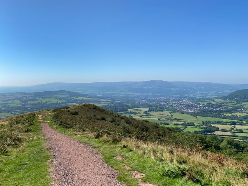 View of Abergavenny from the Skirrd | Malt House, Skenfrith, near Monmouth