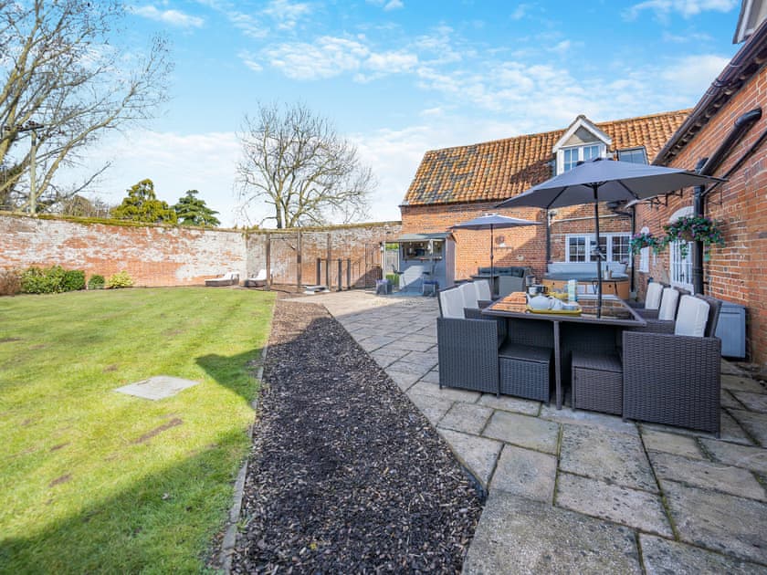 Outdoor seating area  | Middle Farm, East Harling, near Thetford