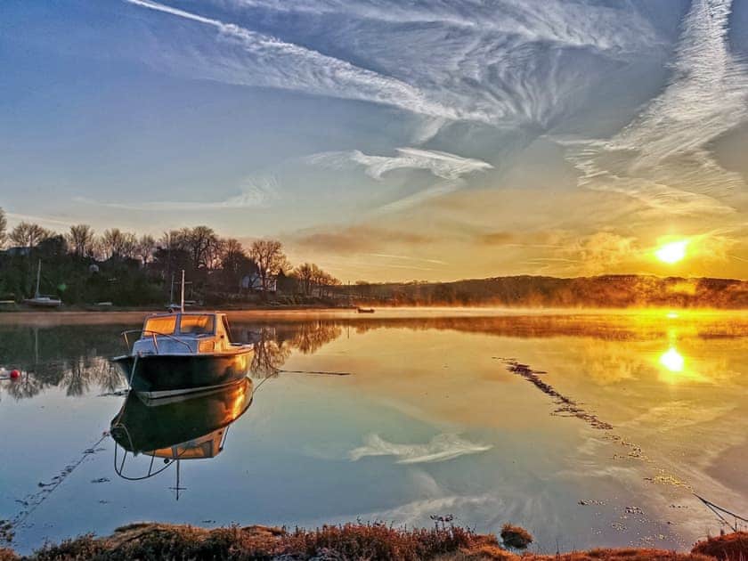 Frosty Sunrise | Oystercatcher Cottage, Llangwm, near Haverfordwest