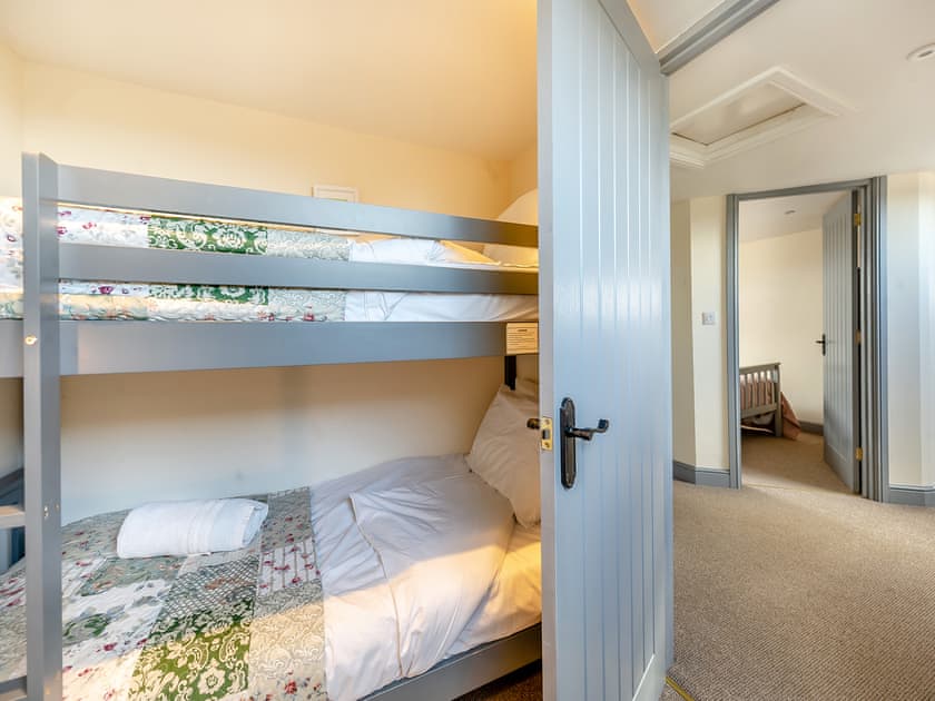 Bunk bedroom | The Dairy - Norfolk Coastal Cottages, Heacham, near Hunstanton
