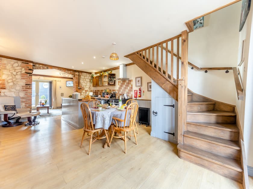 Open plan living space | The Old Barn - Norfolk Coastal Cottages, Heacham, near Hunstanton