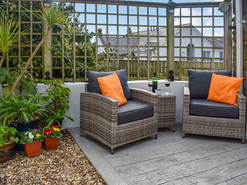 Patio | Bayview Cottage, Penzance