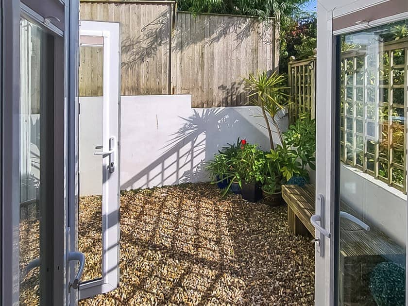 Patio | Bayview Cottage, Penzance