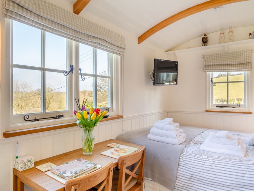 Open plan living space | Shepherds Retreat, Little Polgooth, near Saint Austell