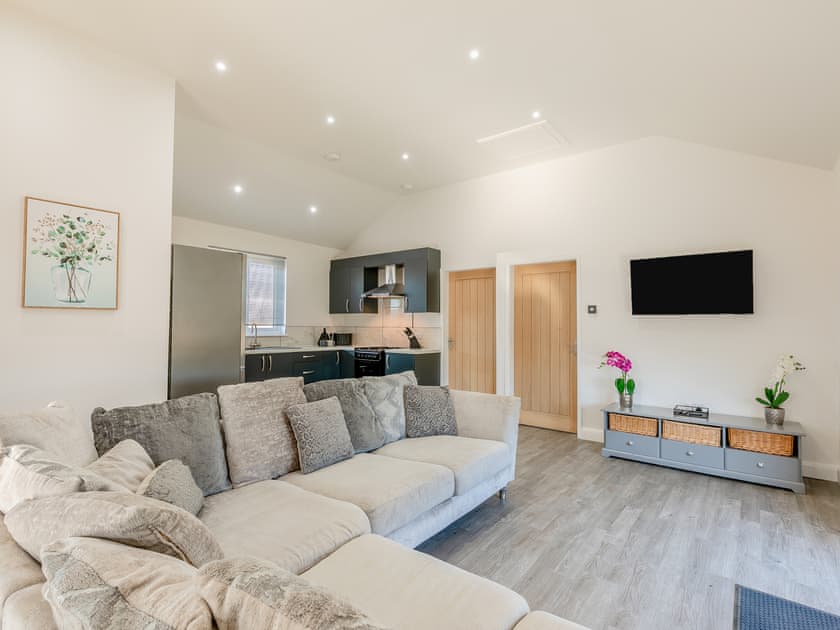 Living area | Lodge 2 - Fieldview Fishery, Saltfleetby