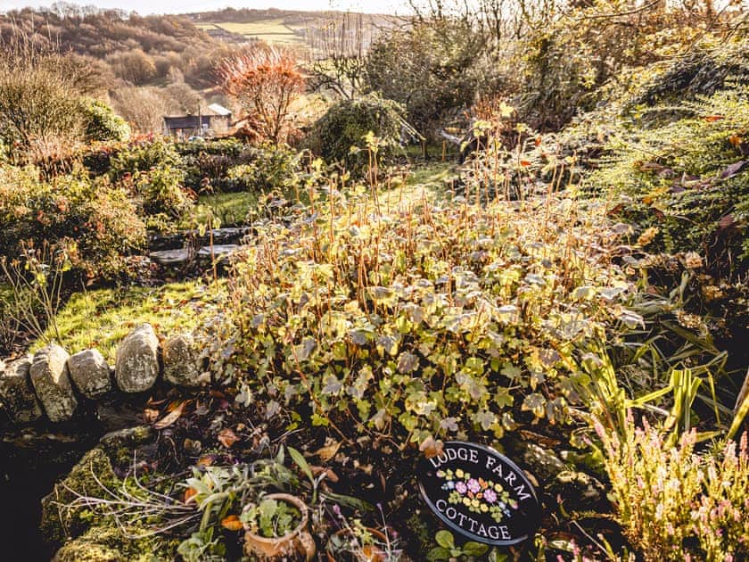 Garden | Lodge Farm Cottage, Haworth