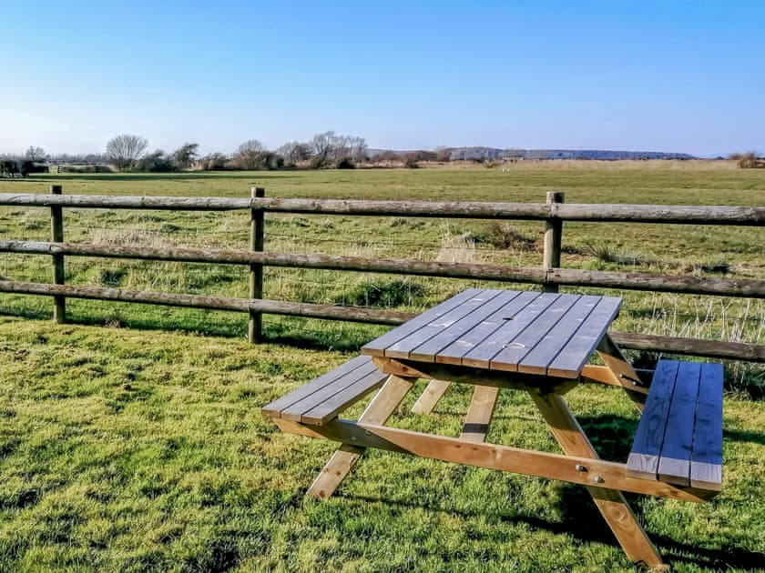 View from the garden at the rear of the cottage | Russet Cottage, Near Lympsham