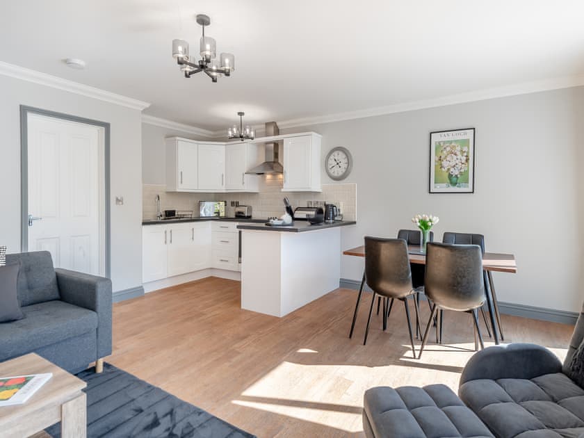 Open plan living space | Fishermans Den - Everglades Caravan Park and Lodges, Denver, King’s Lynn
