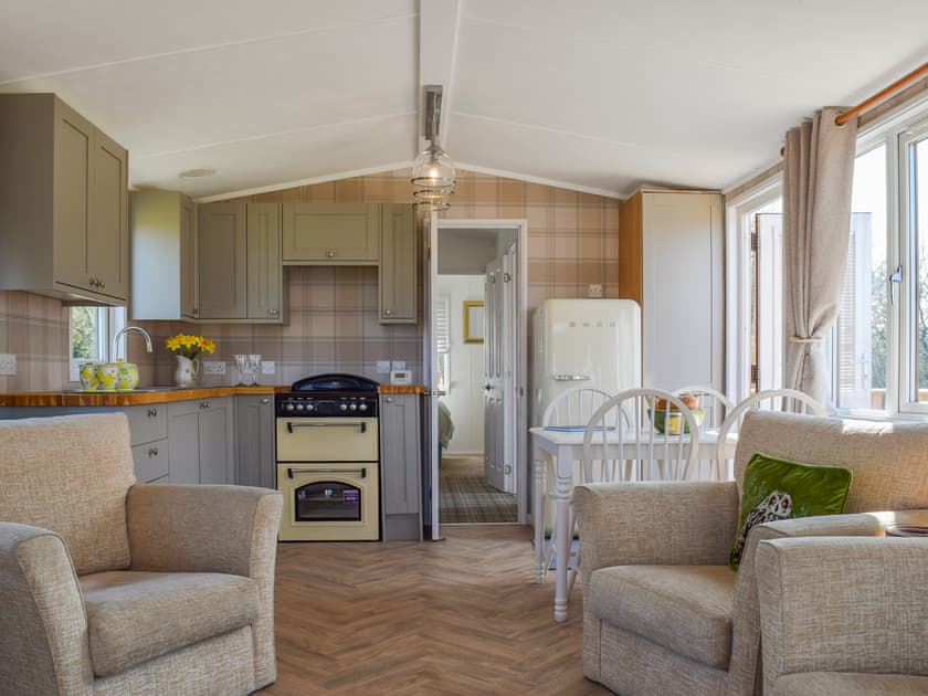 Open plan living space | Owl Lodge, Hartshorne