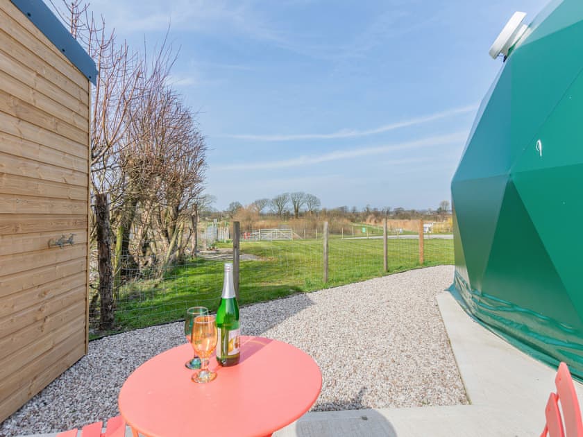 Sitting-out-area | The Dome, Thurnham, near Lancaster