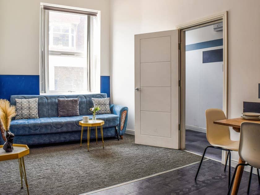 Living area | South Pier Apartment, Blackpool