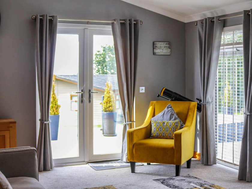 Living area | Seagrass Lodge, Rhosfawr, near Pwllheli