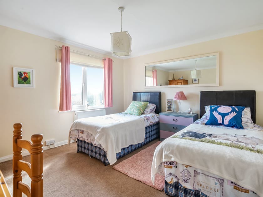 Twin bedroom | The Roost - Owls Range, Woodbury Salterton, near Exmouth