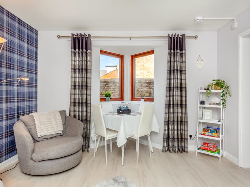 Living room/dining room | Failte Luxury Apartment, Inverness