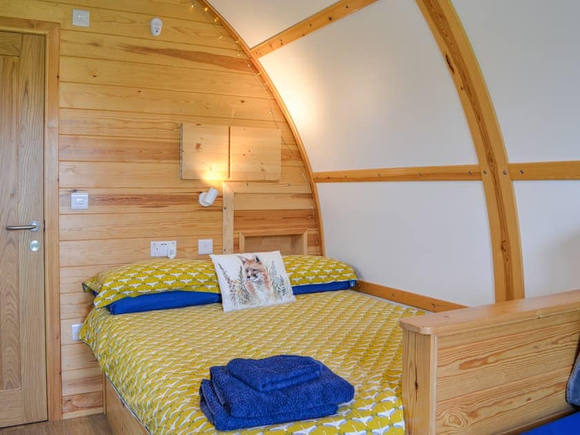 Double bedroom | Mischief - Kelk Beck Glamping, Kelk, near Driffield