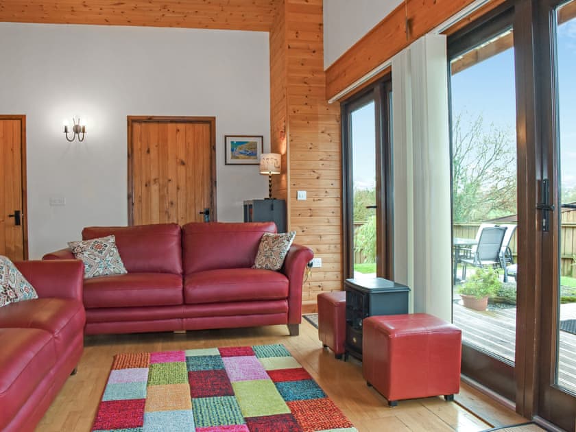 Living area | Ash Lodge at Lon Lodges, Near Rhayader