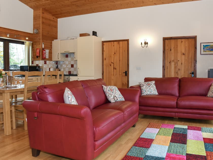 Open plan living space | Ash Lodge at Lon Lodges, Near Rhayader