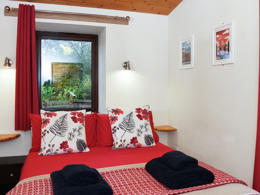 Double bedroom | Ash Lodge at Lon Lodges, Near Rhayader