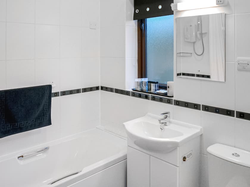 Bathroom | Ash Lodge at Lon Lodges, Near Rhayader