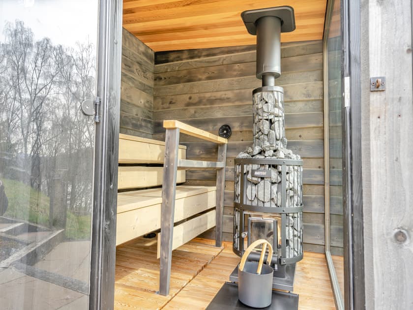 Sauna | Clunie Dam Lodge, Loch Tummel