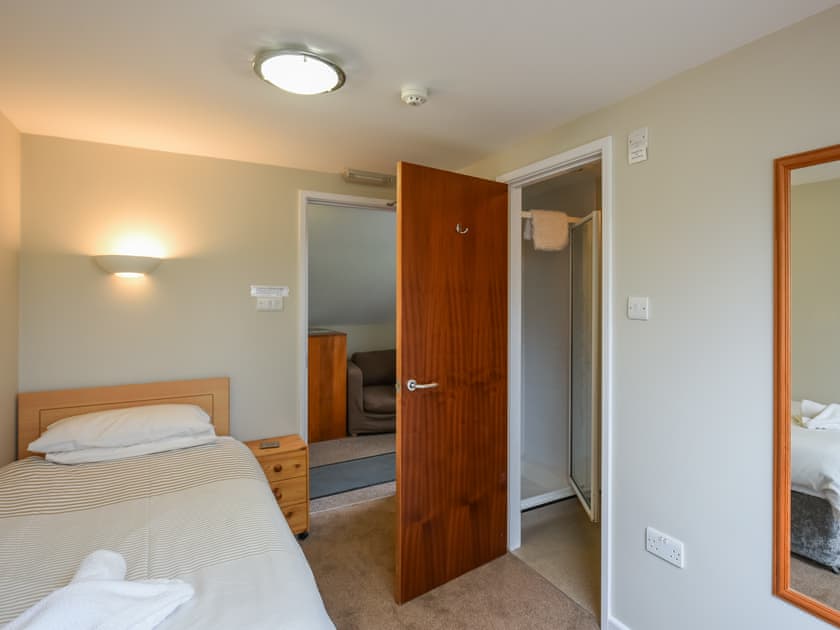 Bedroom | The Garden Lodge Flat - Llanteglos Estate, LLanteg, near Narbeth