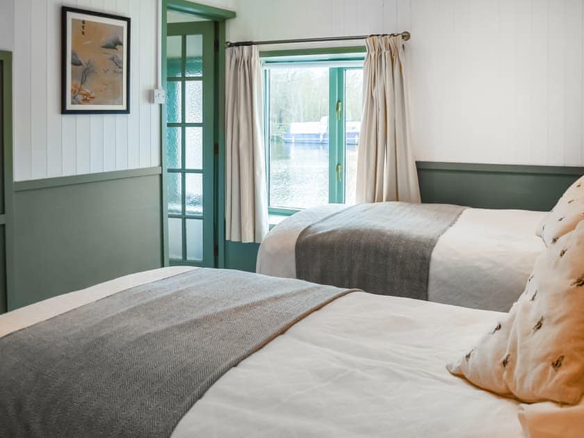 Twin bedroom | Riverside Retreat, Beccles