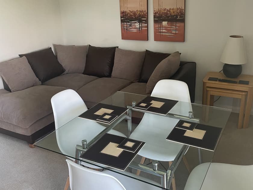 Living room/dining room | Hawthorn Apartment - Moorhead Country Holidays, Woolfardisworthy, Clovelly