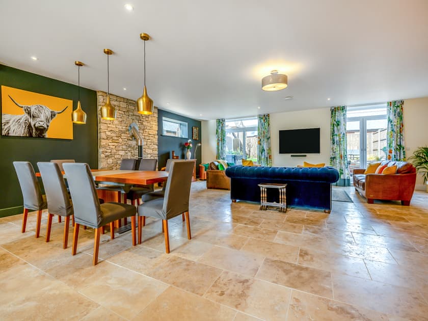 Open plan living space | Old Barn 1 - Bedborough Farm Cottages, Wimborne