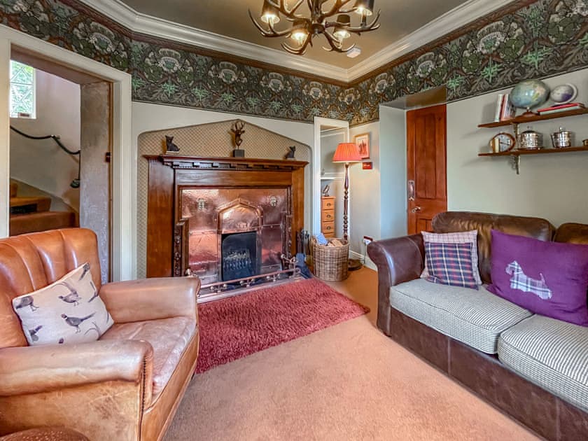 Living room | Upper Double Lodge, Gatehouse of Fleet, near Kirkcudbright