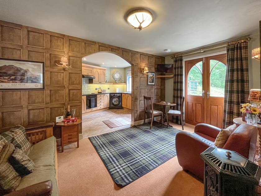 Dining Area | Upper Double Lodge, Gatehouse of Fleet, near Kirkcudbright