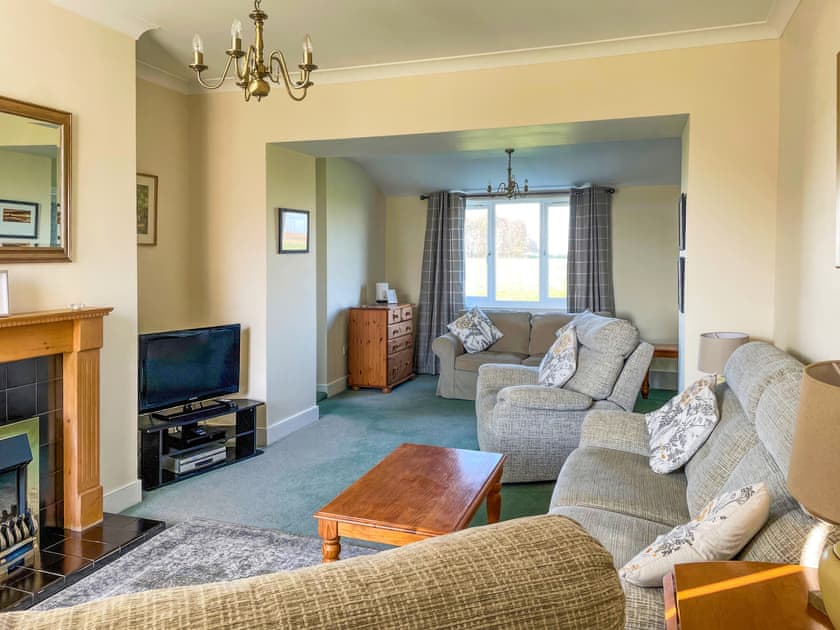 Living area | Thelma’s House - Elwick Farm Holiday Cottages, Belford