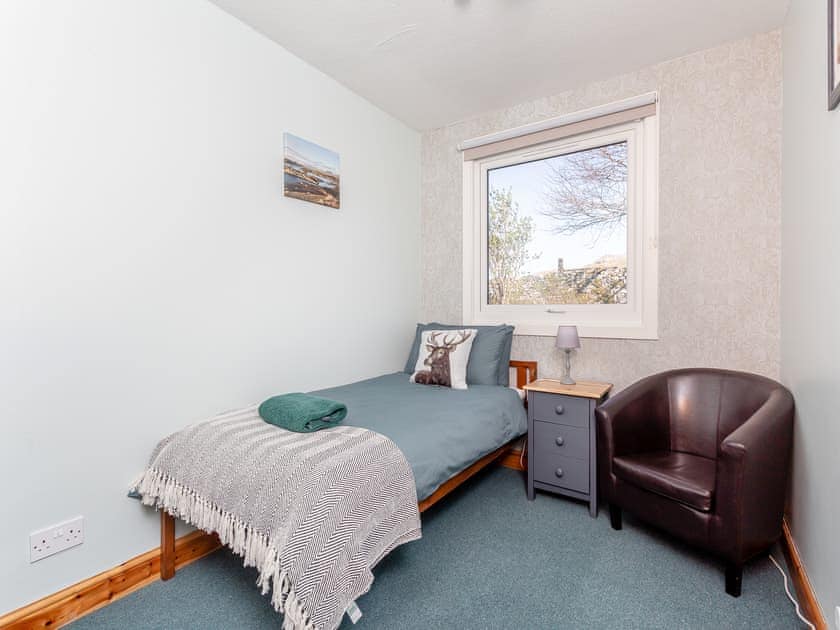 Single bedroom | Inchnadamph Lodge properties - Walled Cottage - Inchnadamph Lodge Properties, Inchnadamph, near Lochinver