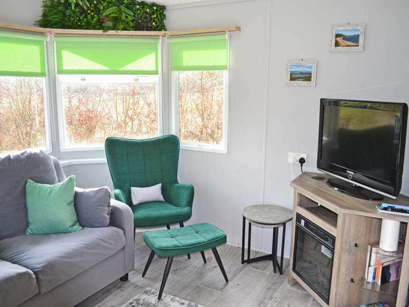 Living room | The Lodge - Island Hut Retreats, Rhosmeirch, near Benllech