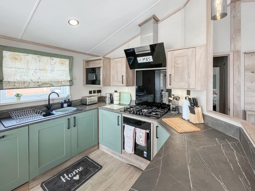 Kitchen | Hillfort Lodge, Llanrhystud