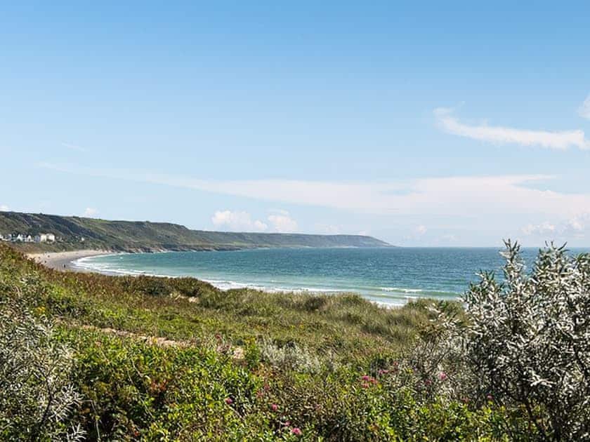 View from the board walk to Port Eynon beach  | Bungalow Highfields, Port Eynon