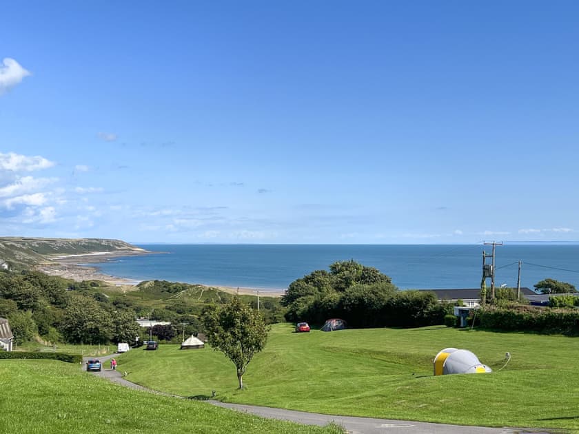 Entrance to Highfield with our bungalow being 5 minute walk to the beach  | Bungalow Highfields, Port Eynon