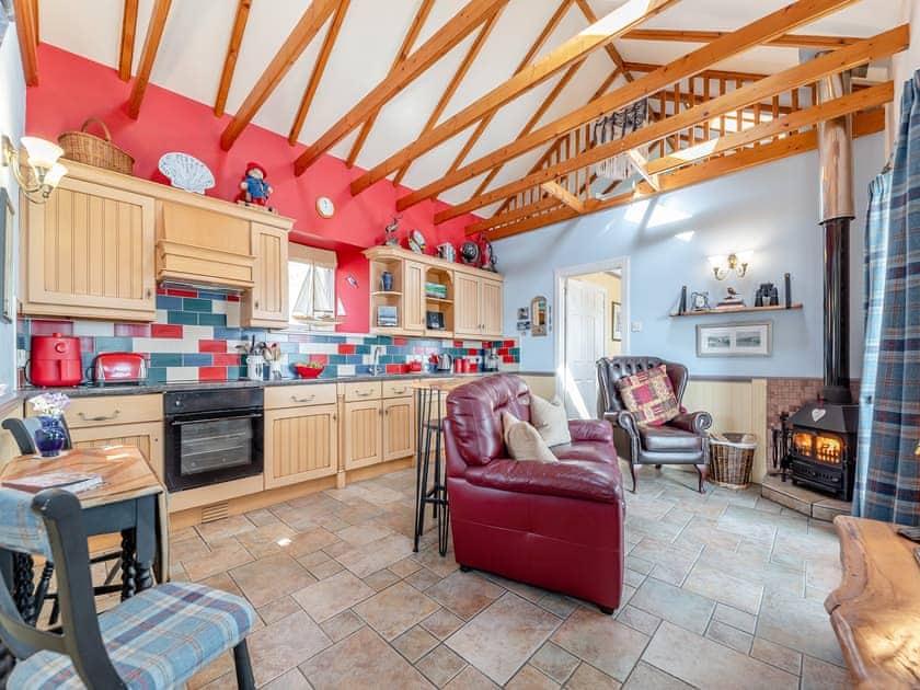 Open plan living space | The Old Ticket Office., Blairmore, Dunoon