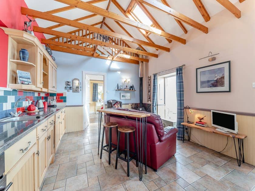 Open plan living space | The Old Ticket Office., Blairmore, Dunoon