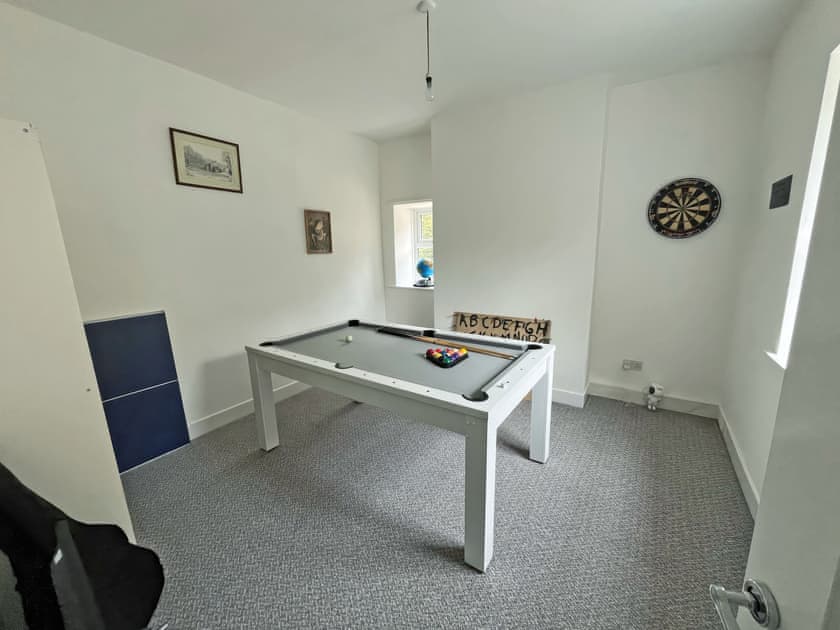 Games room | Humford Mill Cottage, Humford Mill near Bedlington