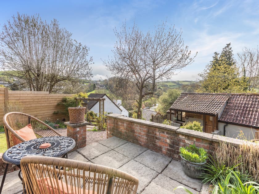Sitting-out-area | The Hayloft, Berrynarbor, near Ilfracombe