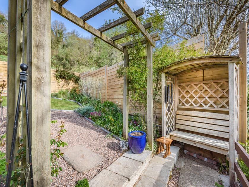 Sitting-out-area | The Hayloft, Berrynarbor, near Ilfracombe