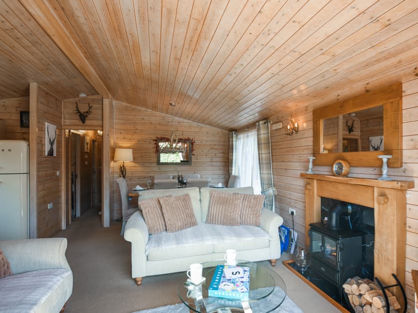 Living area | Waterfall Lodge, Astbury, near Bridgnorth
