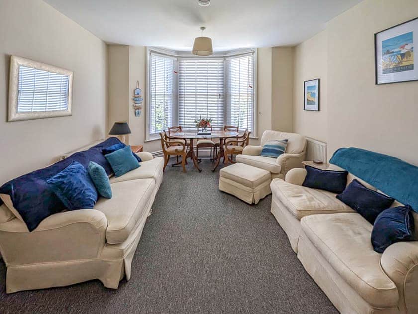 Living room/dining room | Viking Bay Apartment, Broadstairs