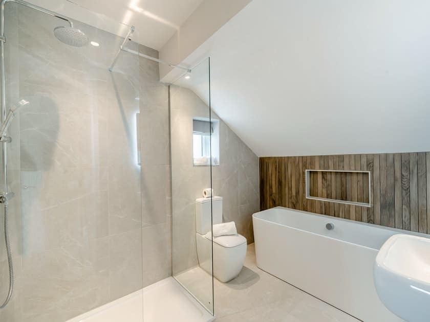 Bathroom | Meadow View - Cunliffe Moss Farm, Mellor