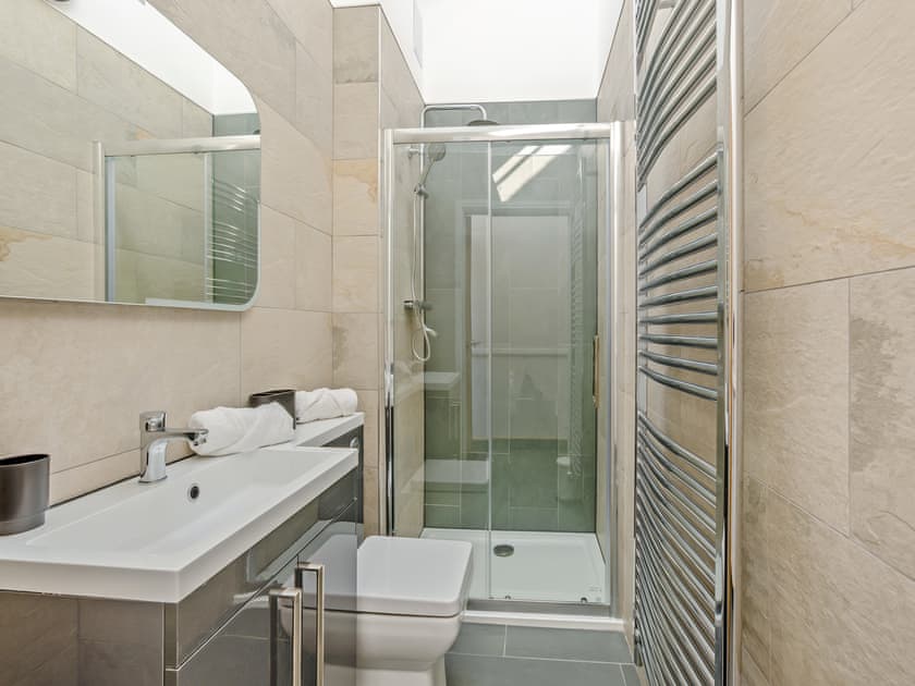 Shower room | The Granary  - Devon Farm Holidays, Crediton