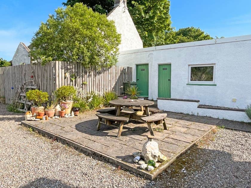Rear courtyard and laundry Room | Bayview, Carradale