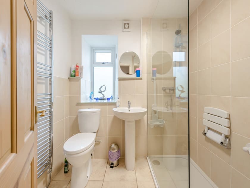 Shower room | Rhydyfran Coach House, Cribyn, near Lampeter