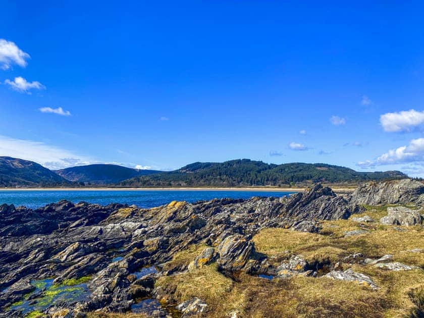 Looking back towards Carradale Bay from Carradale Point | Bayview, Carradale