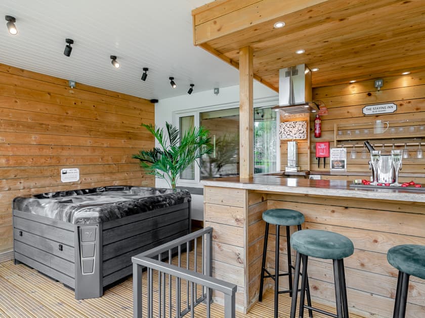 Outdoor area | Blue Cedars, Minehead, near Somerset